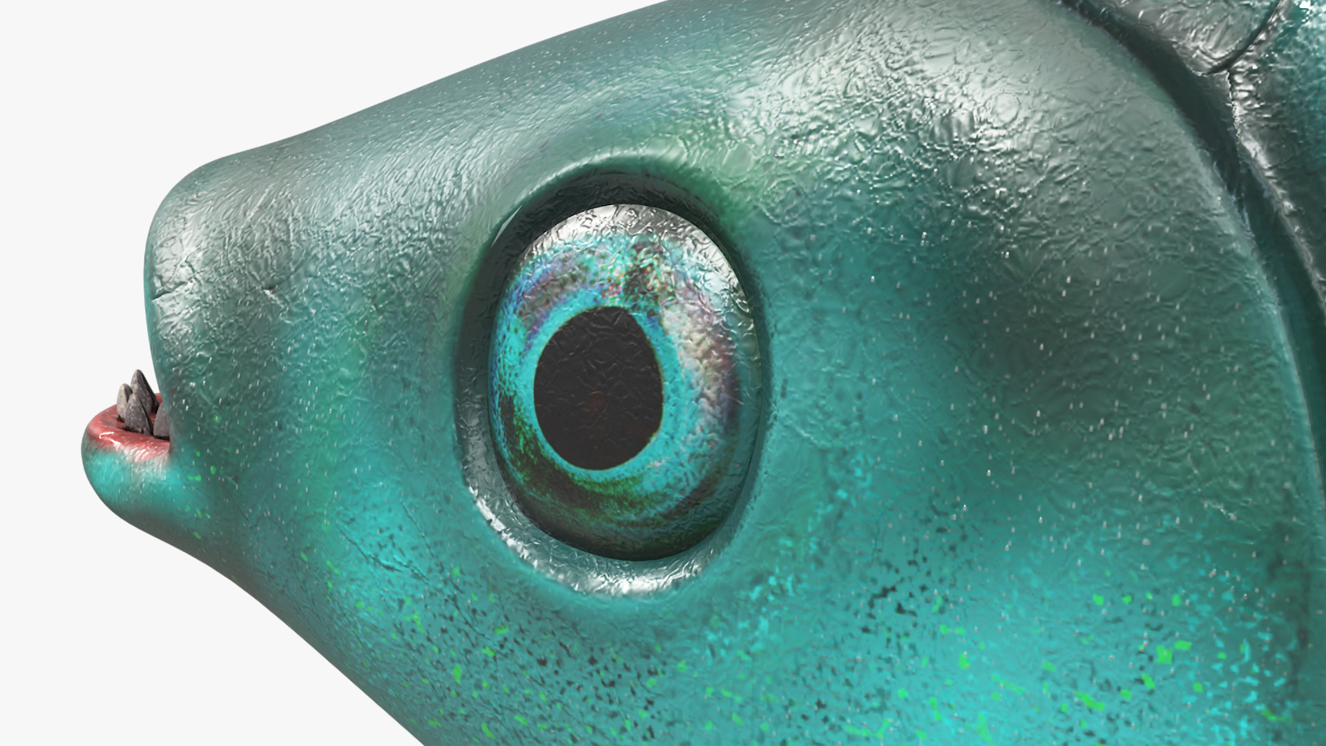 Guppy Fish Malachite Rigged 3D