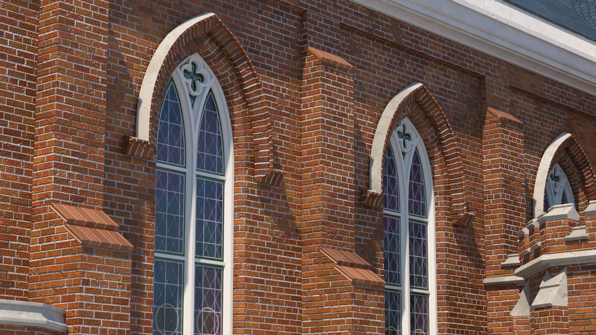 3D model Vincent Ferrer Catholic Church