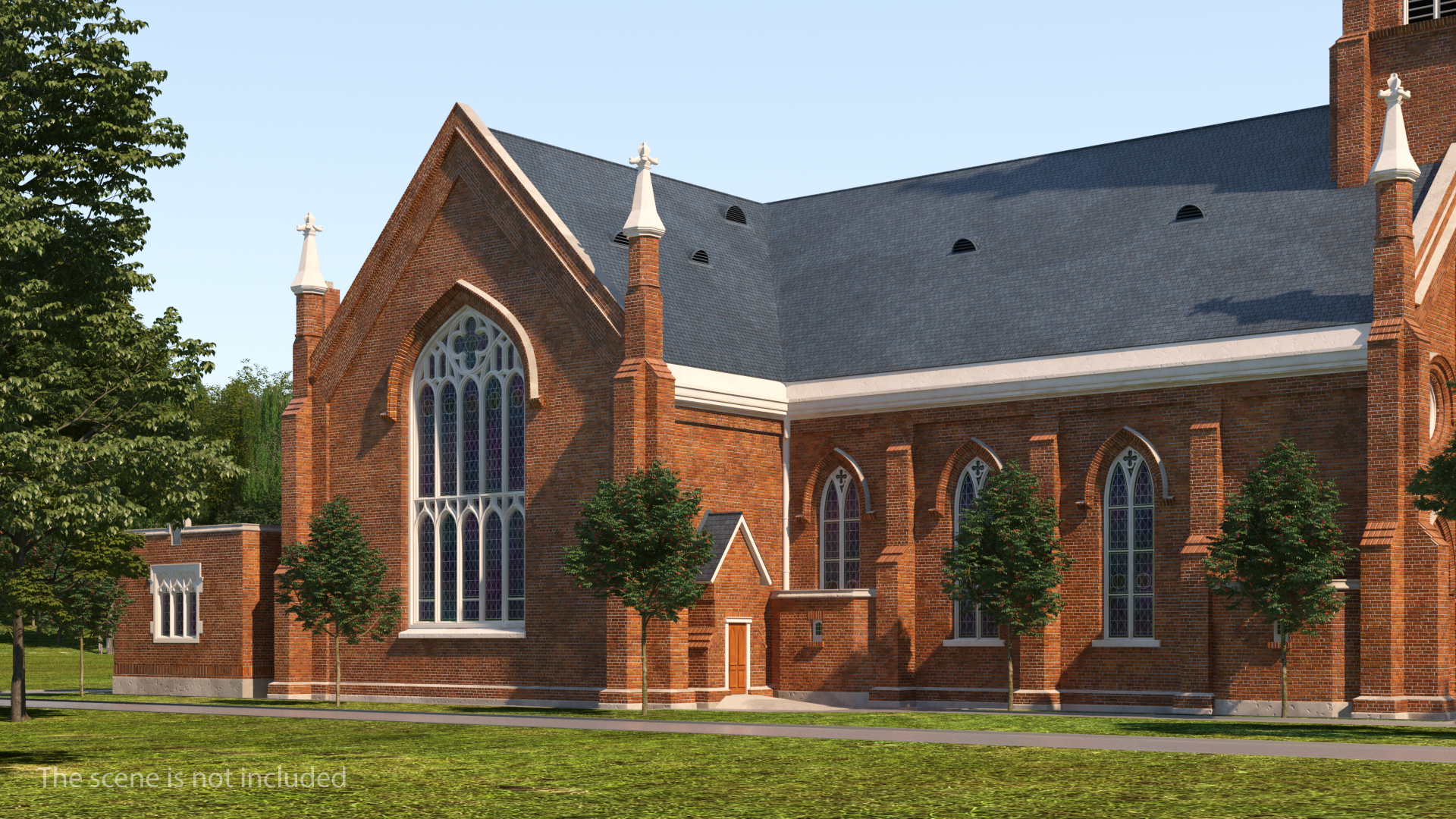 3D model Vincent Ferrer Catholic Church