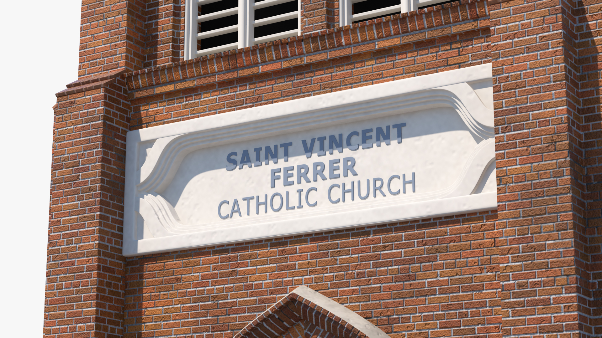 3D model Vincent Ferrer Catholic Church