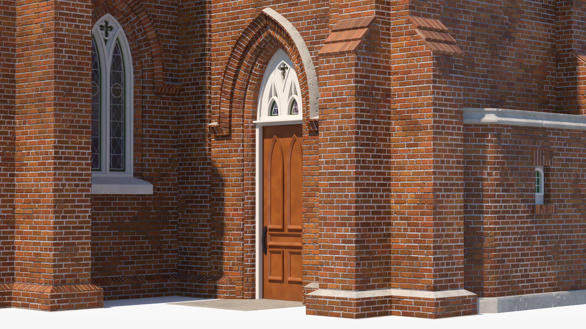 3D model Vincent Ferrer Catholic Church