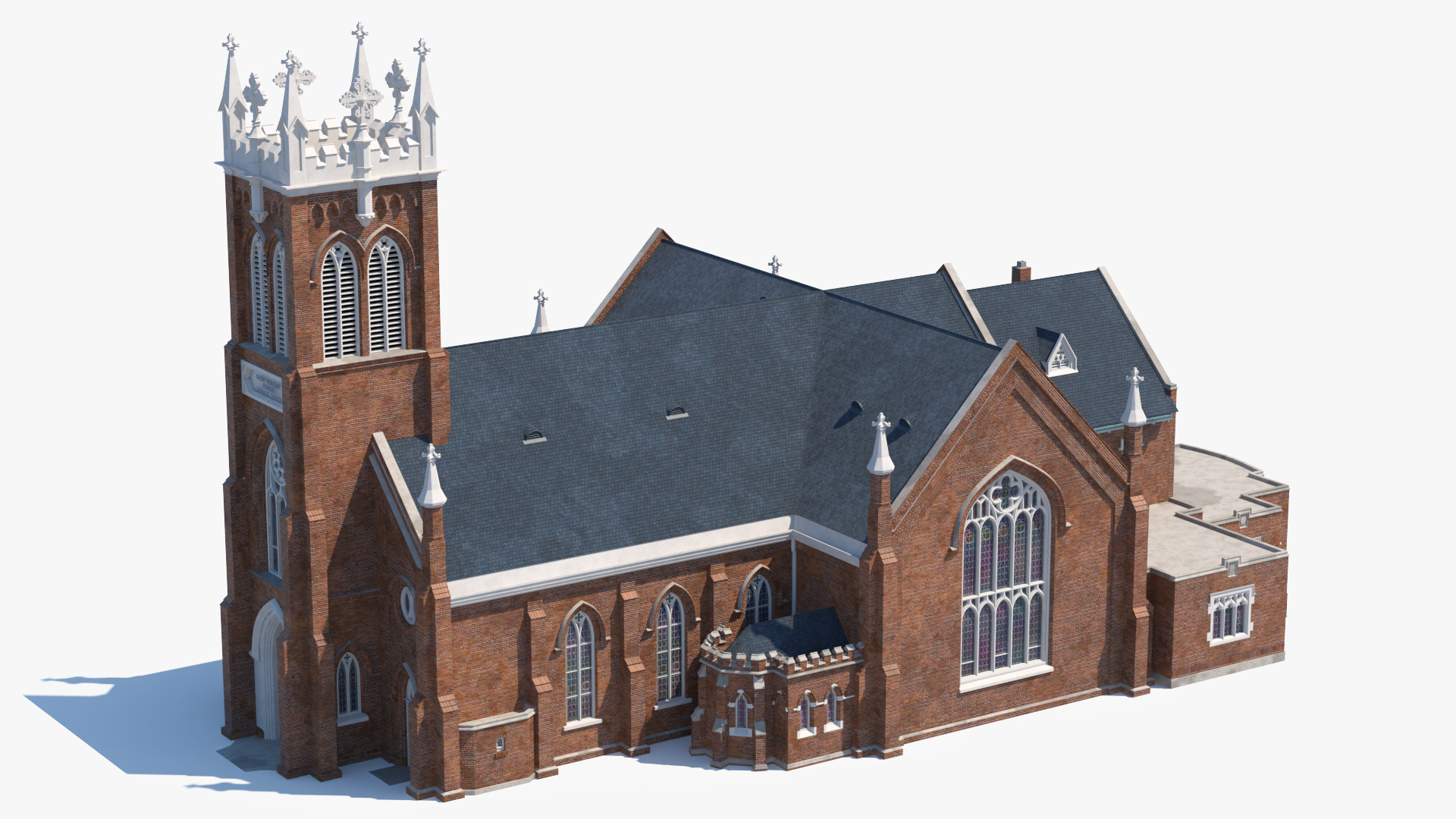 3D model Vincent Ferrer Catholic Church