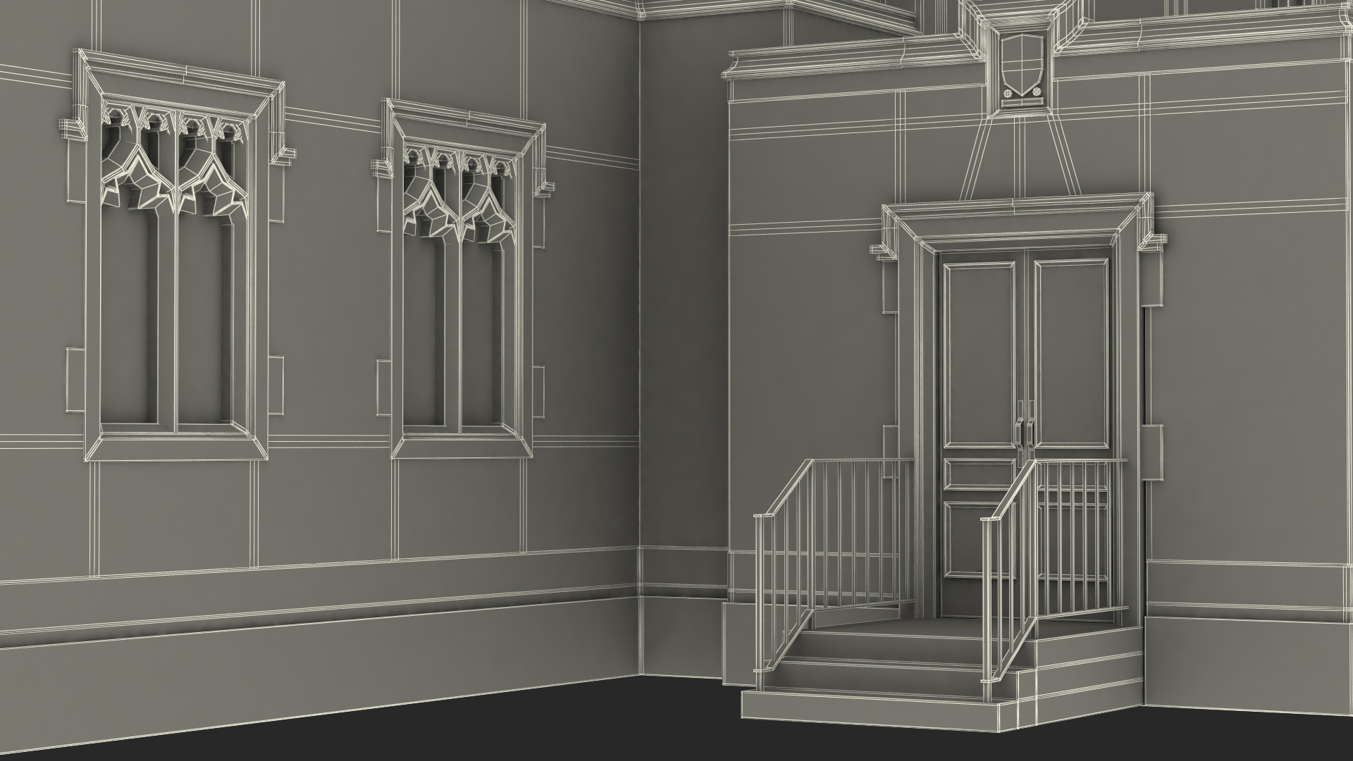 3D model Vincent Ferrer Catholic Church