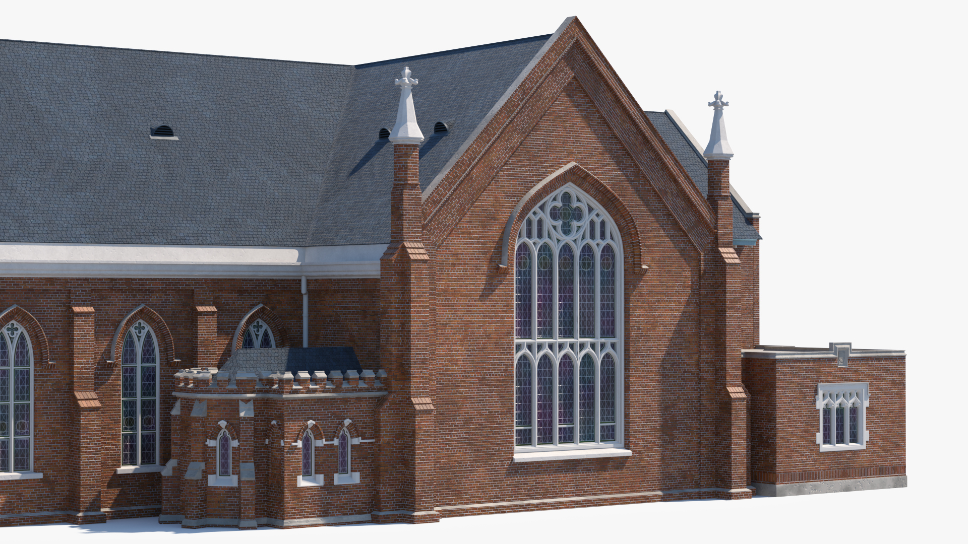 3D model Vincent Ferrer Catholic Church
