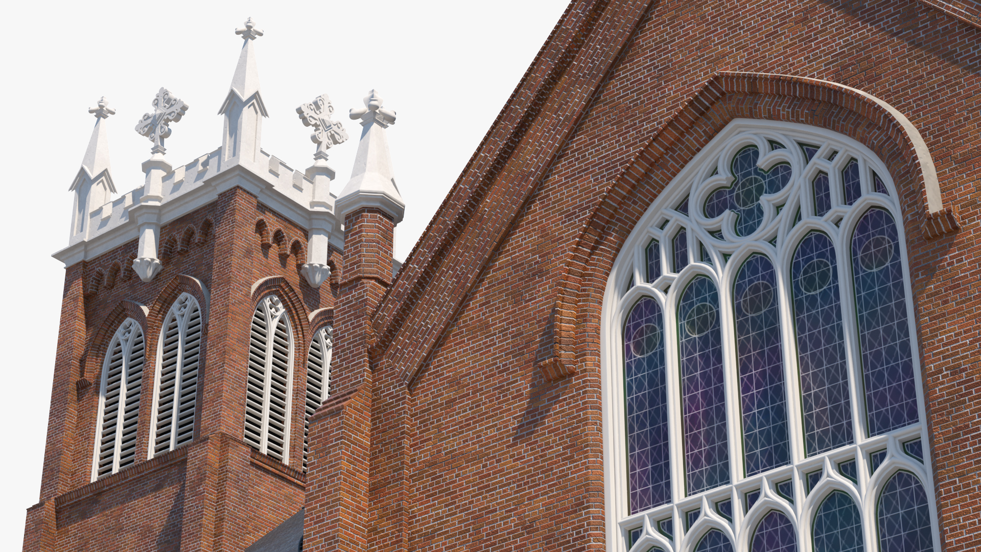 3D model Vincent Ferrer Catholic Church