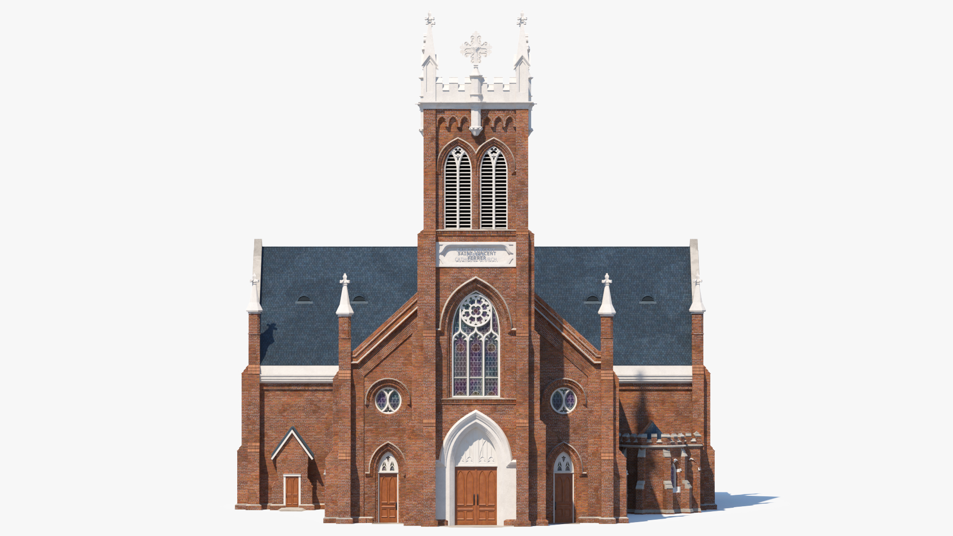 3D model Vincent Ferrer Catholic Church