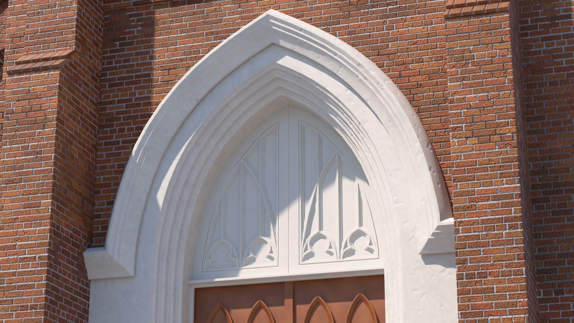 3D model Vincent Ferrer Catholic Church