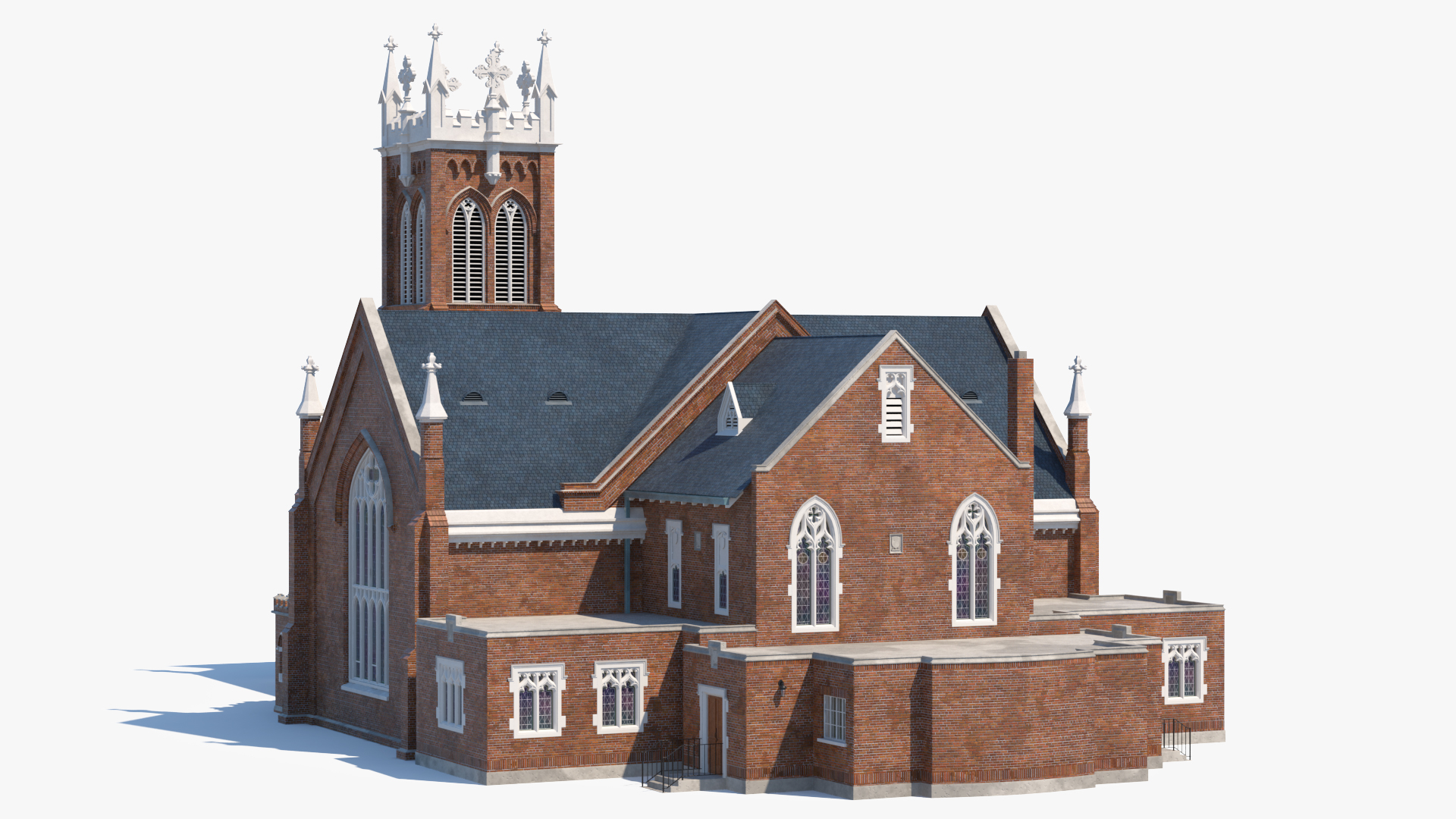 3D model Vincent Ferrer Catholic Church
