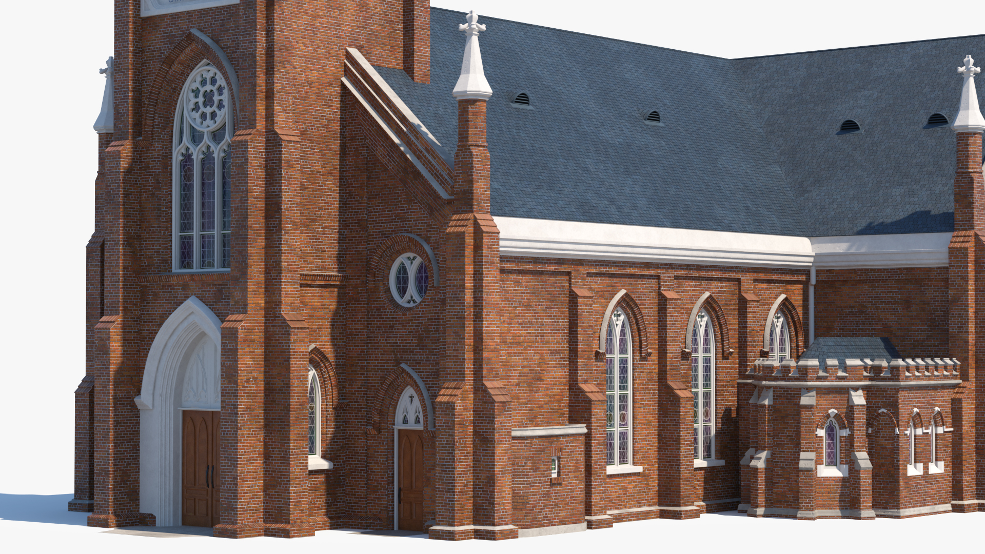 3D model Vincent Ferrer Catholic Church