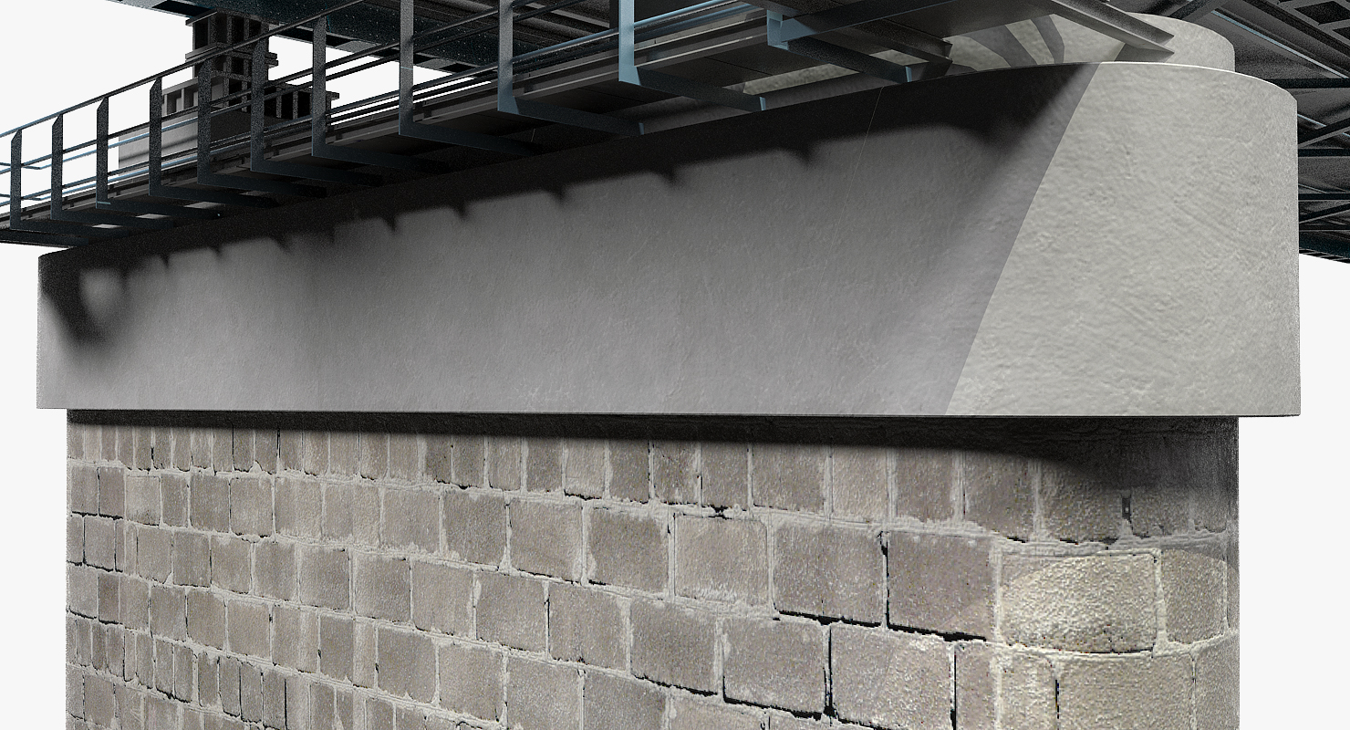 Railway Bridge Section 3D