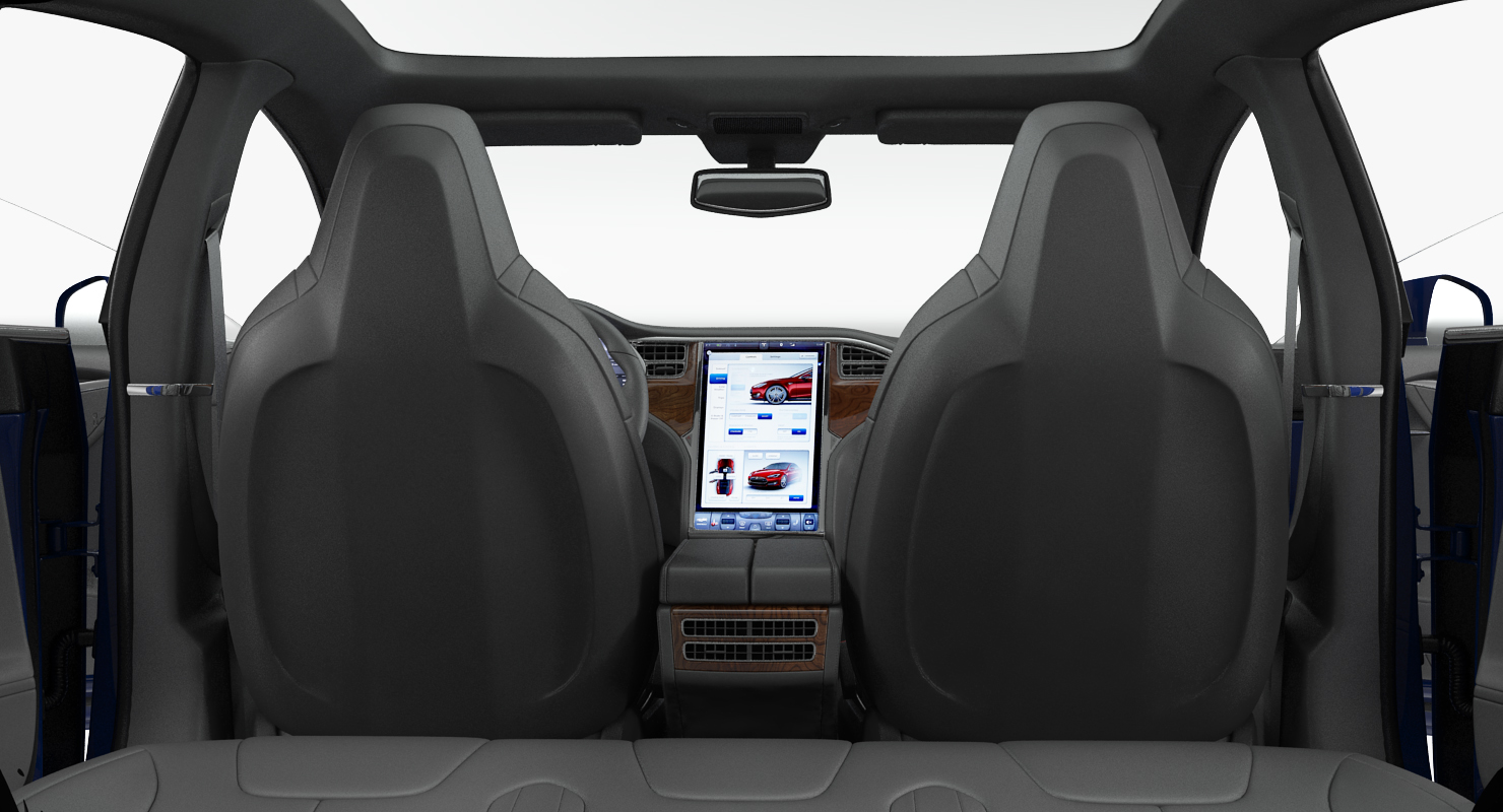 Tesla Model S 90D 2017 3D
