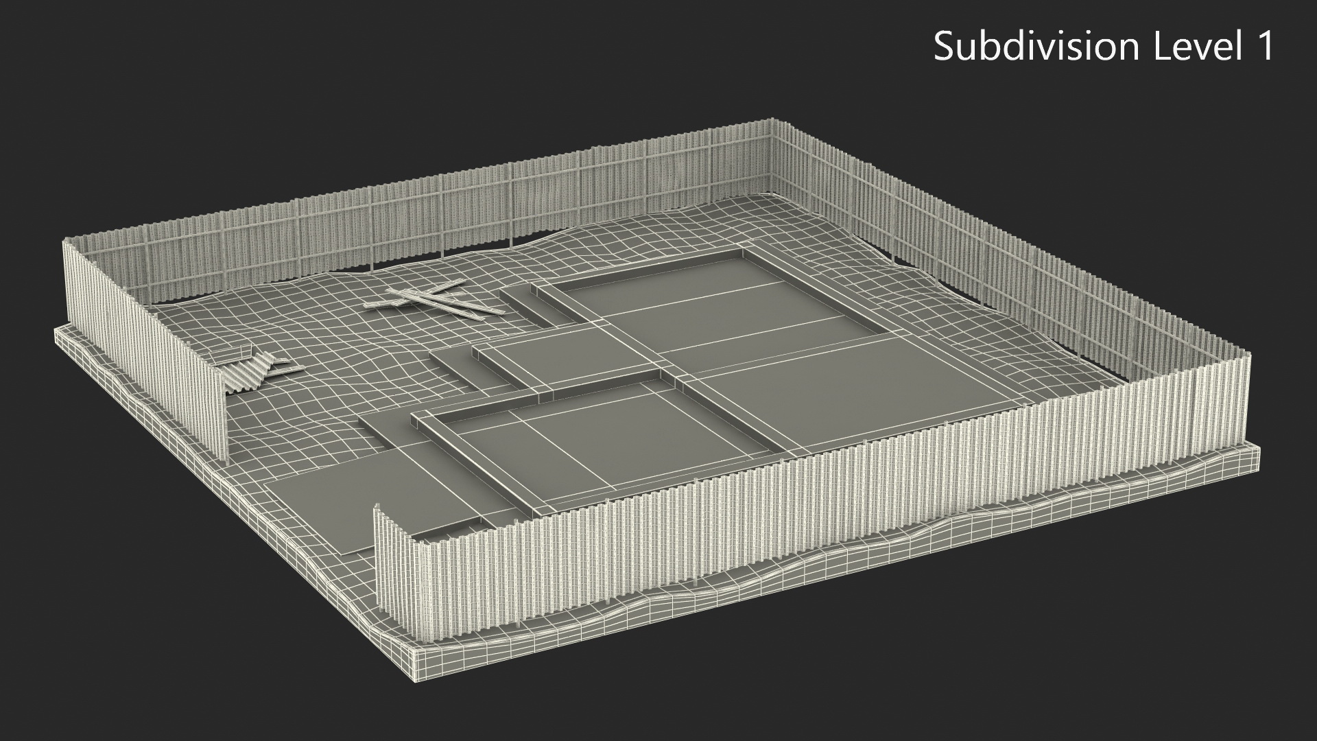 3D Urban Construction Site model