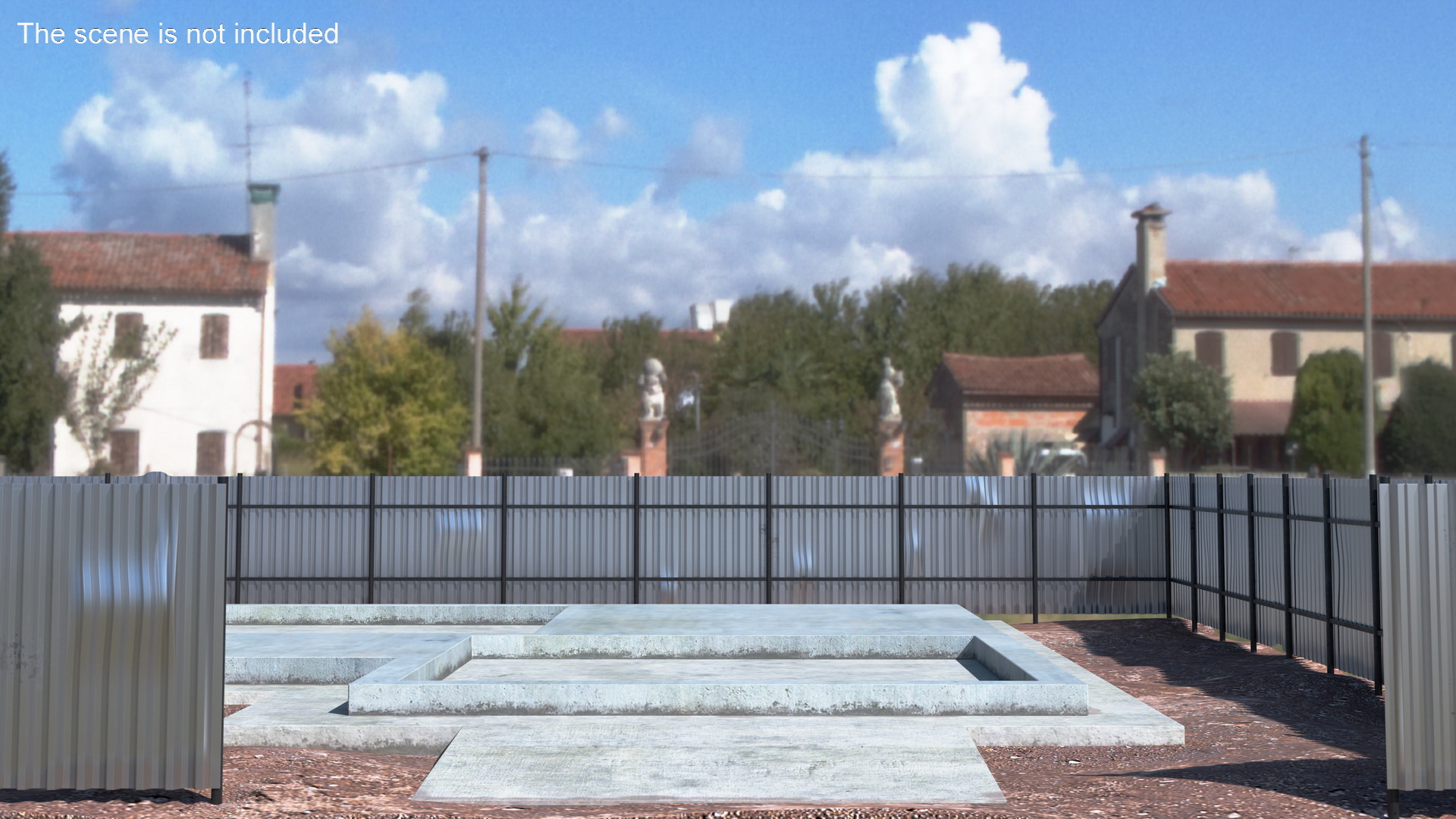 3D Urban Construction Site model