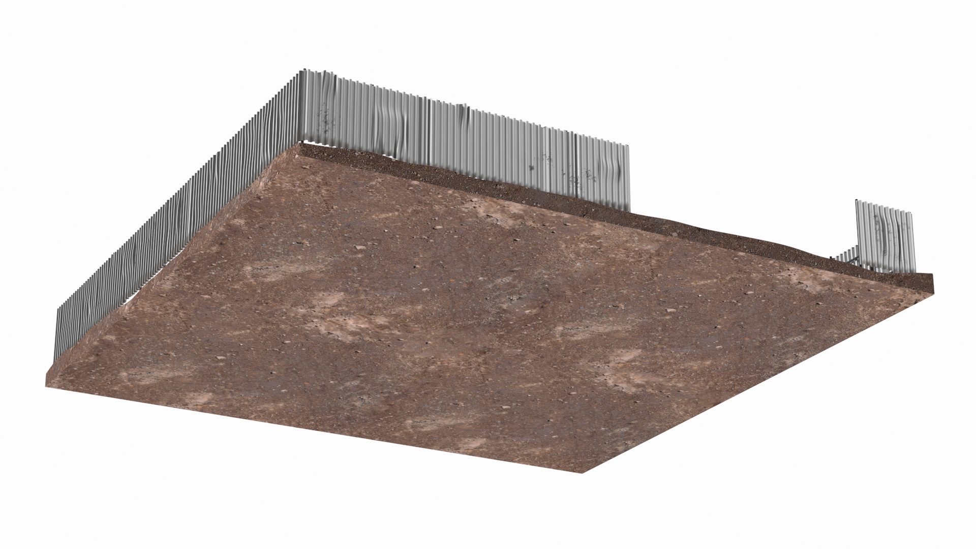 3D Urban Construction Site model