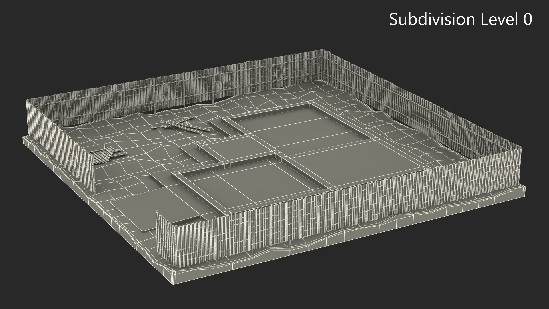 3D Urban Construction Site model
