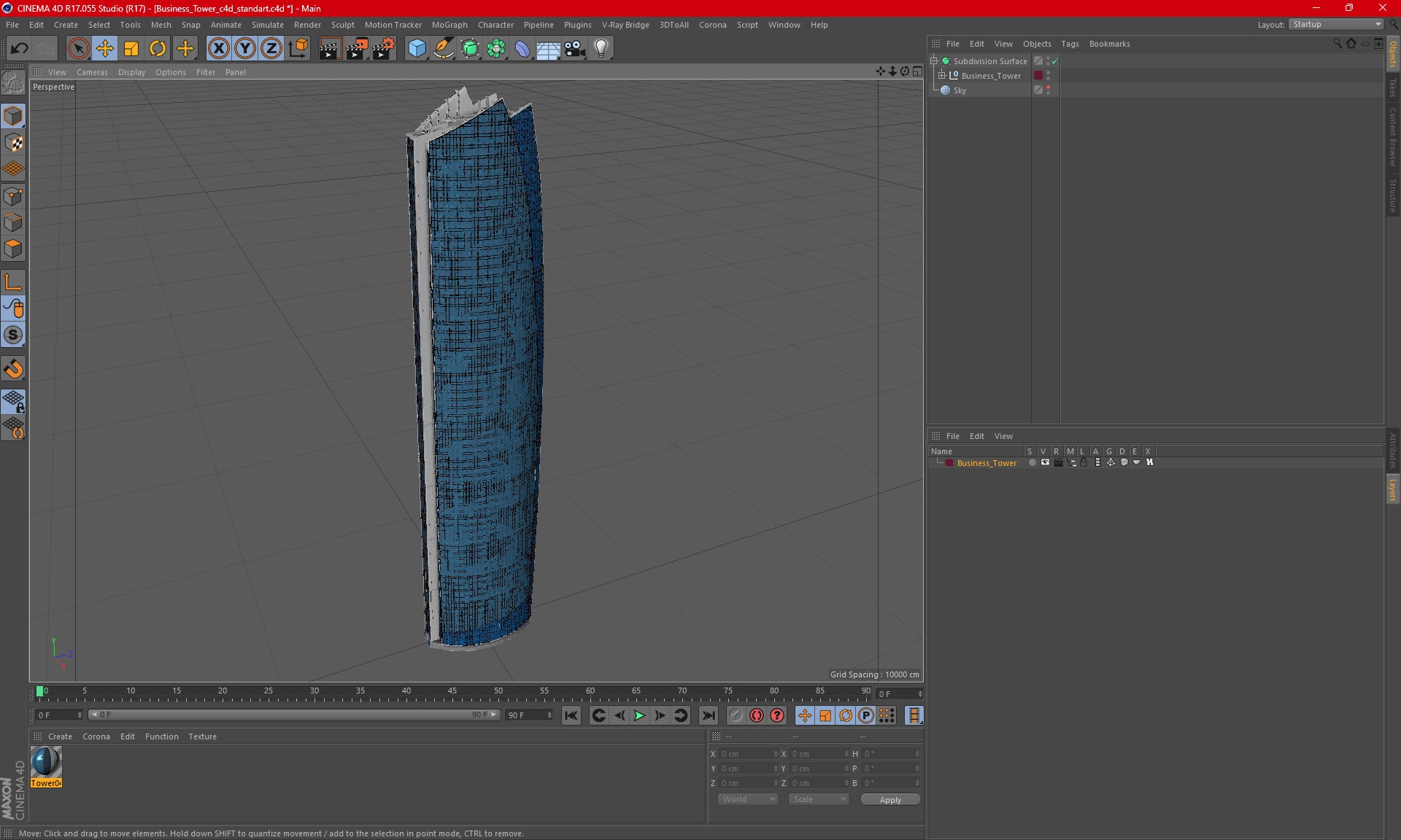 Business Tower 3D model