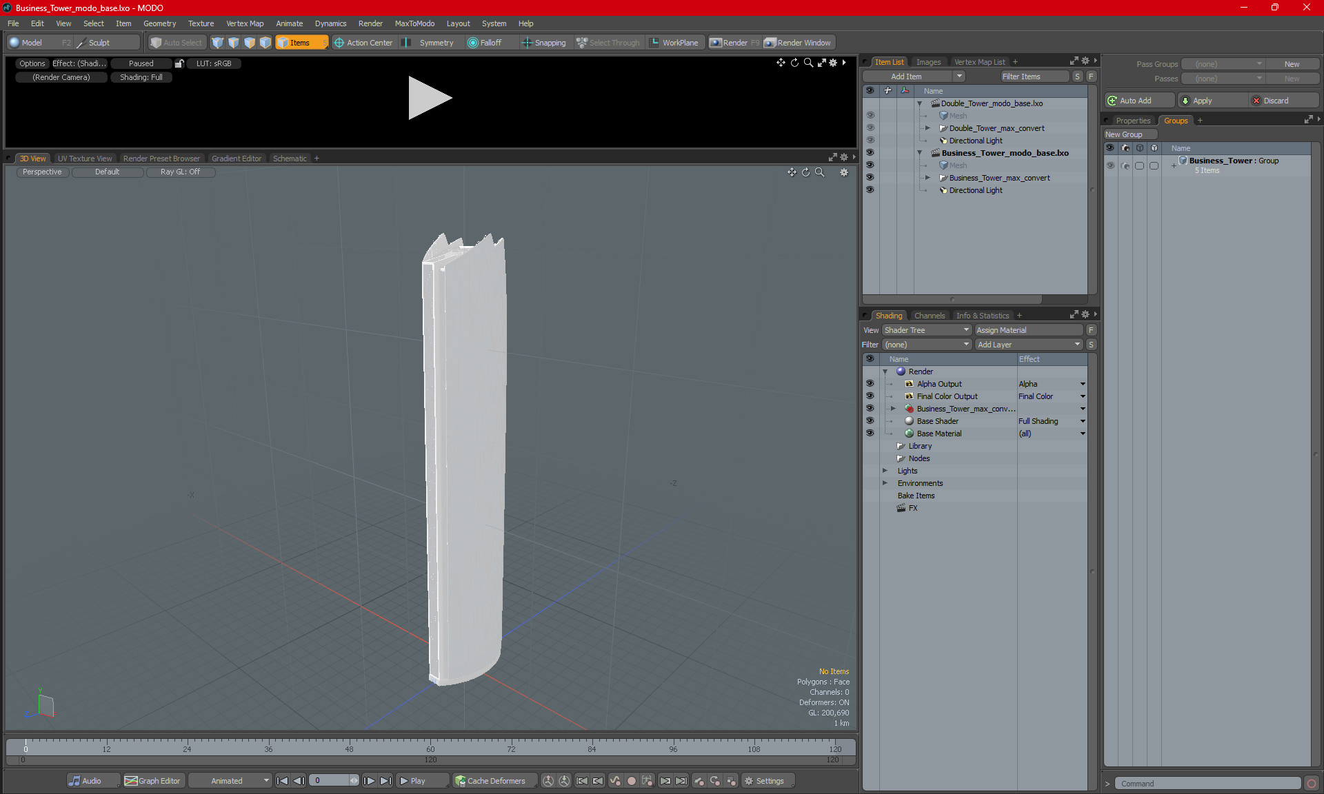 Business Tower 3D model