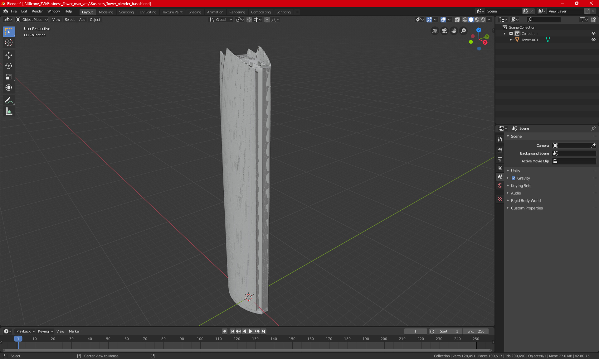 Business Tower 3D model