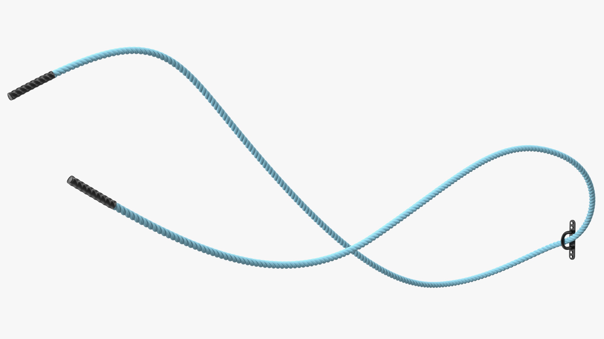 3D Battle Rope Alternating Waves Position model