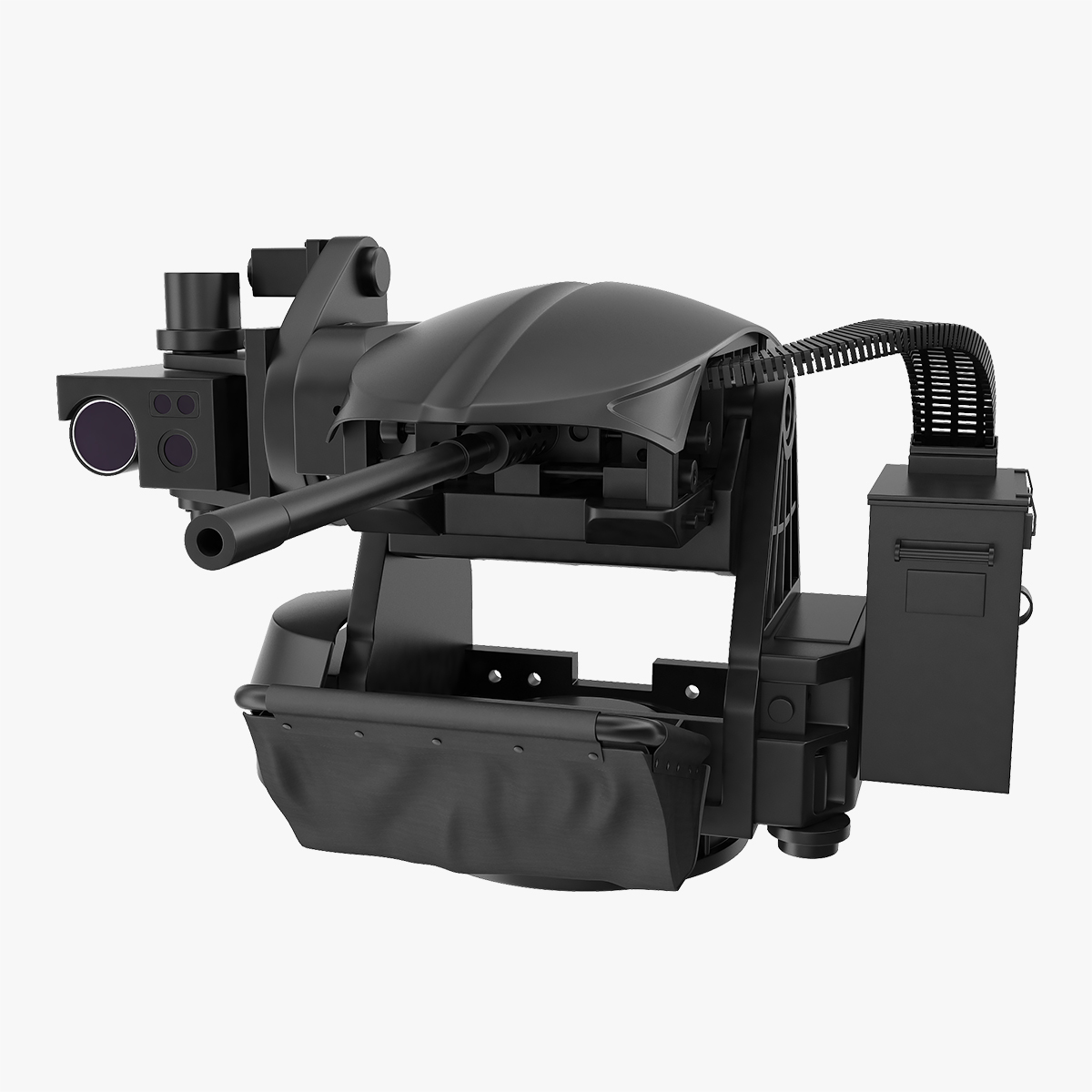 Remotely Controlled 50Cal Machine Gun 3D Model