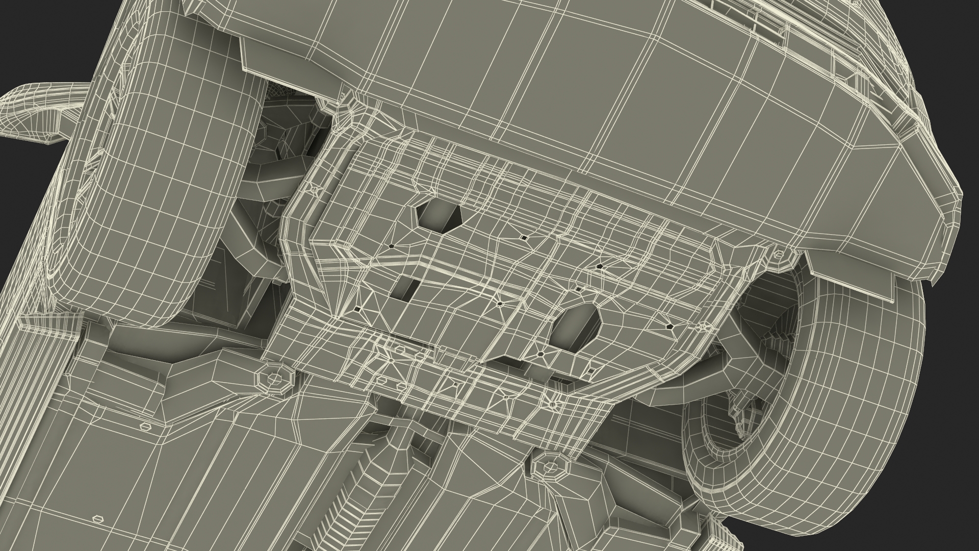 3D Cadillac Escalade 2021 Simple Interior model