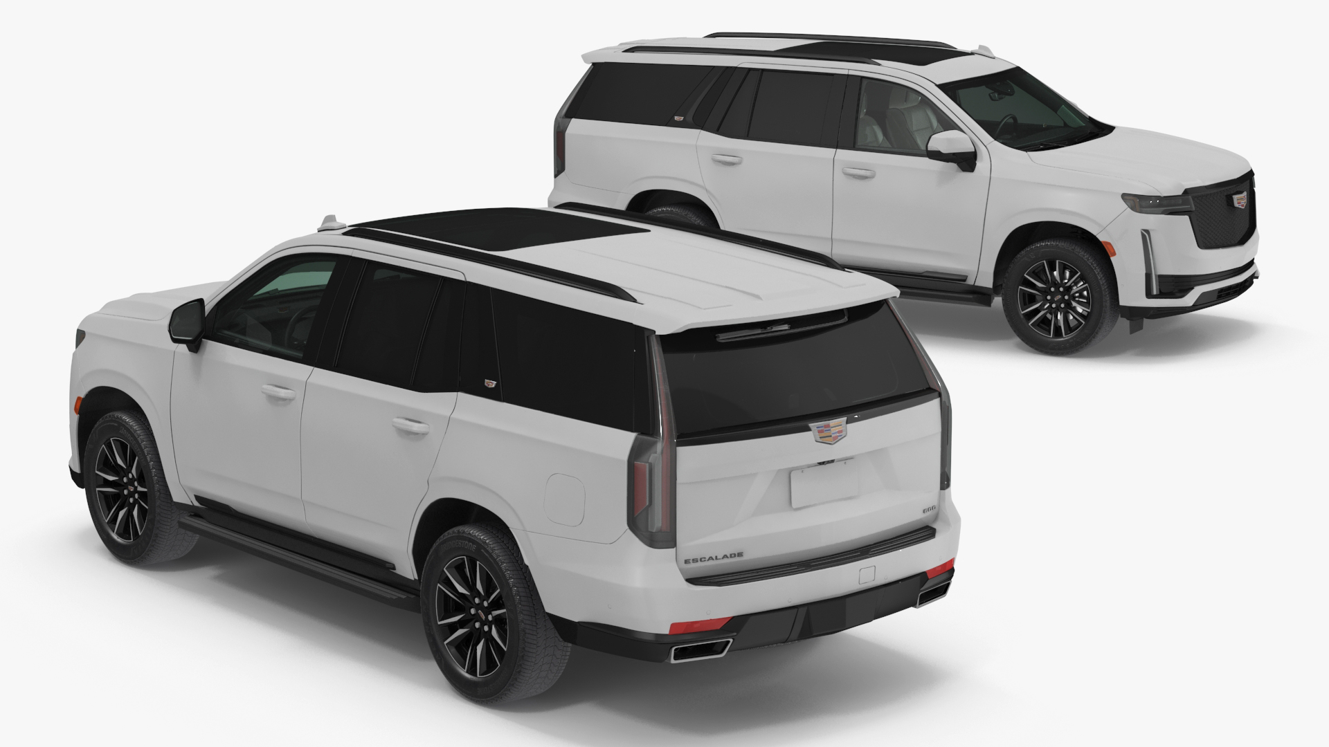 3D Cadillac Escalade 2021 Simple Interior model