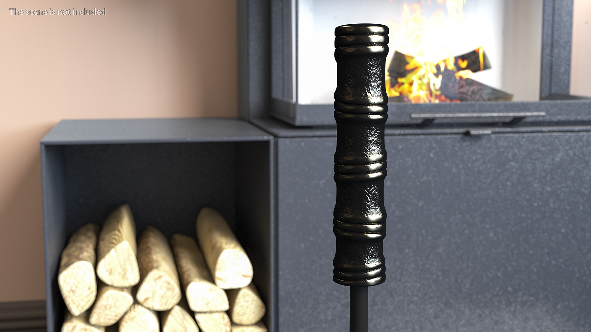 3D Fireplace Shovel