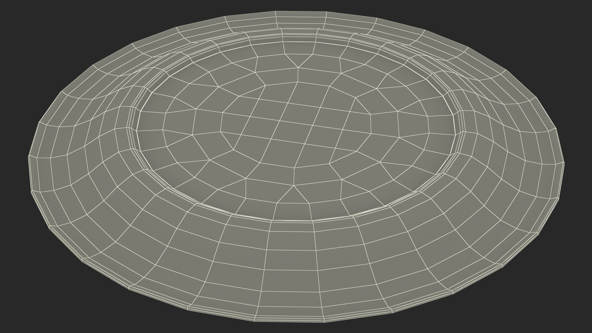 3D model Cardboard Plate