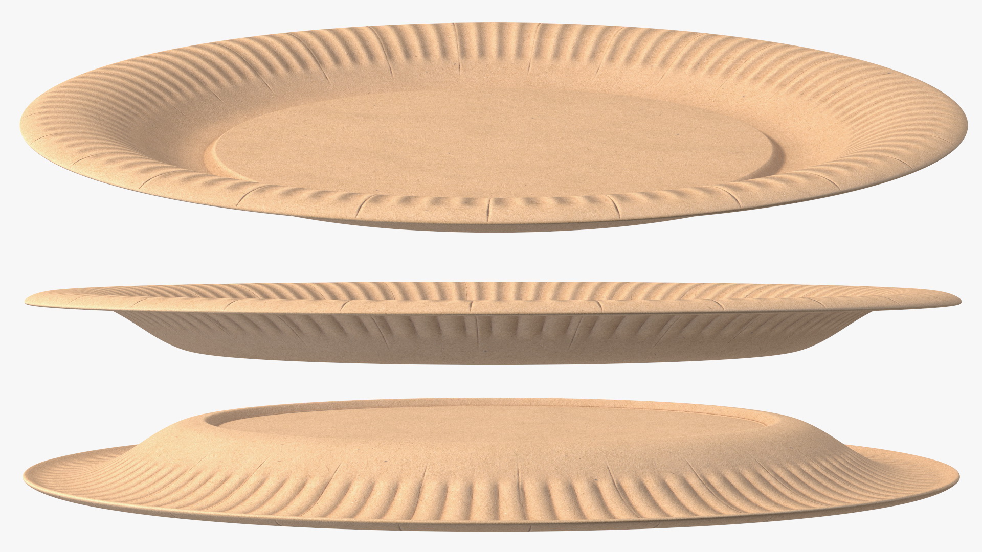 3D model Cardboard Plate