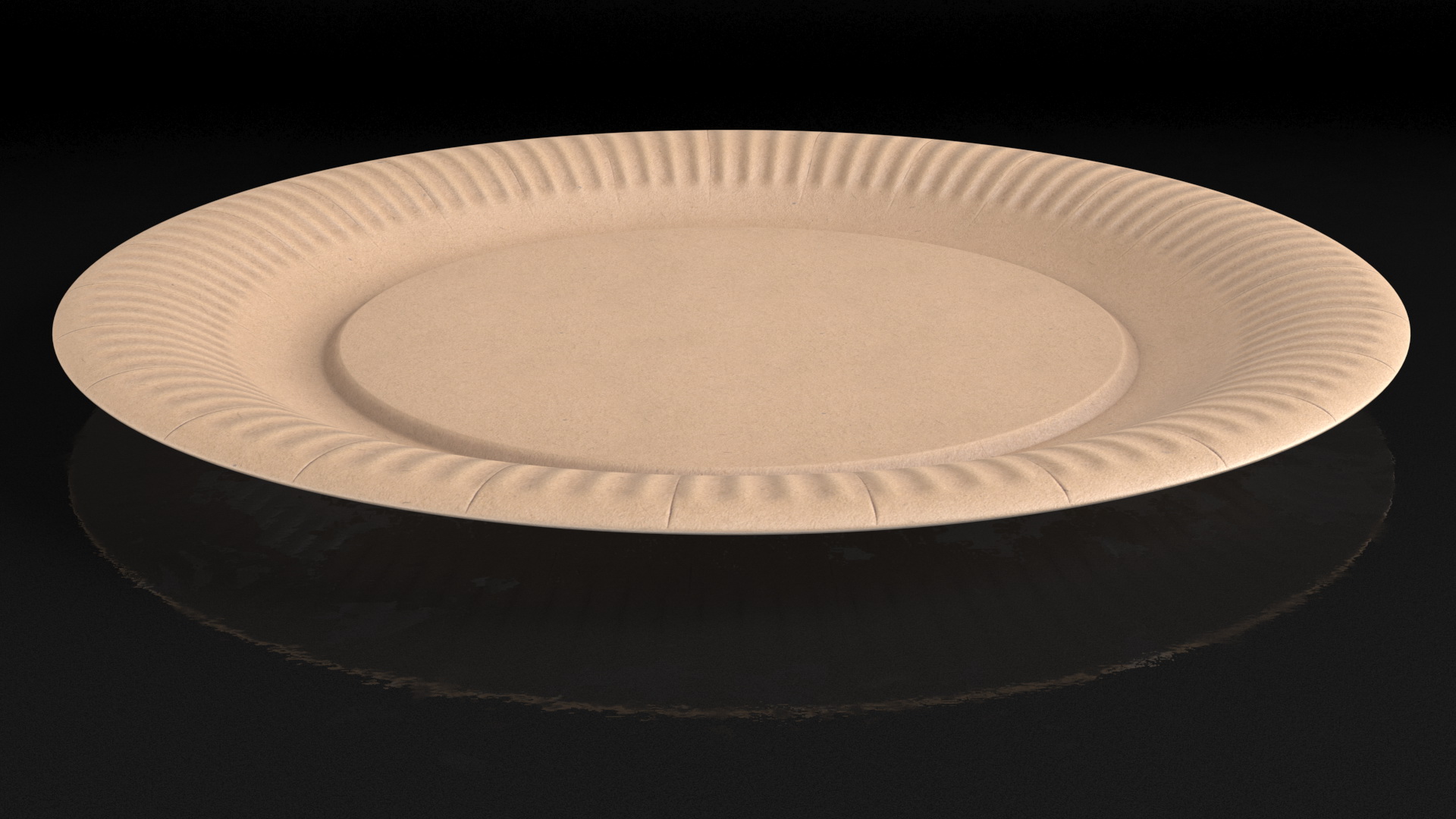3D model Cardboard Plate