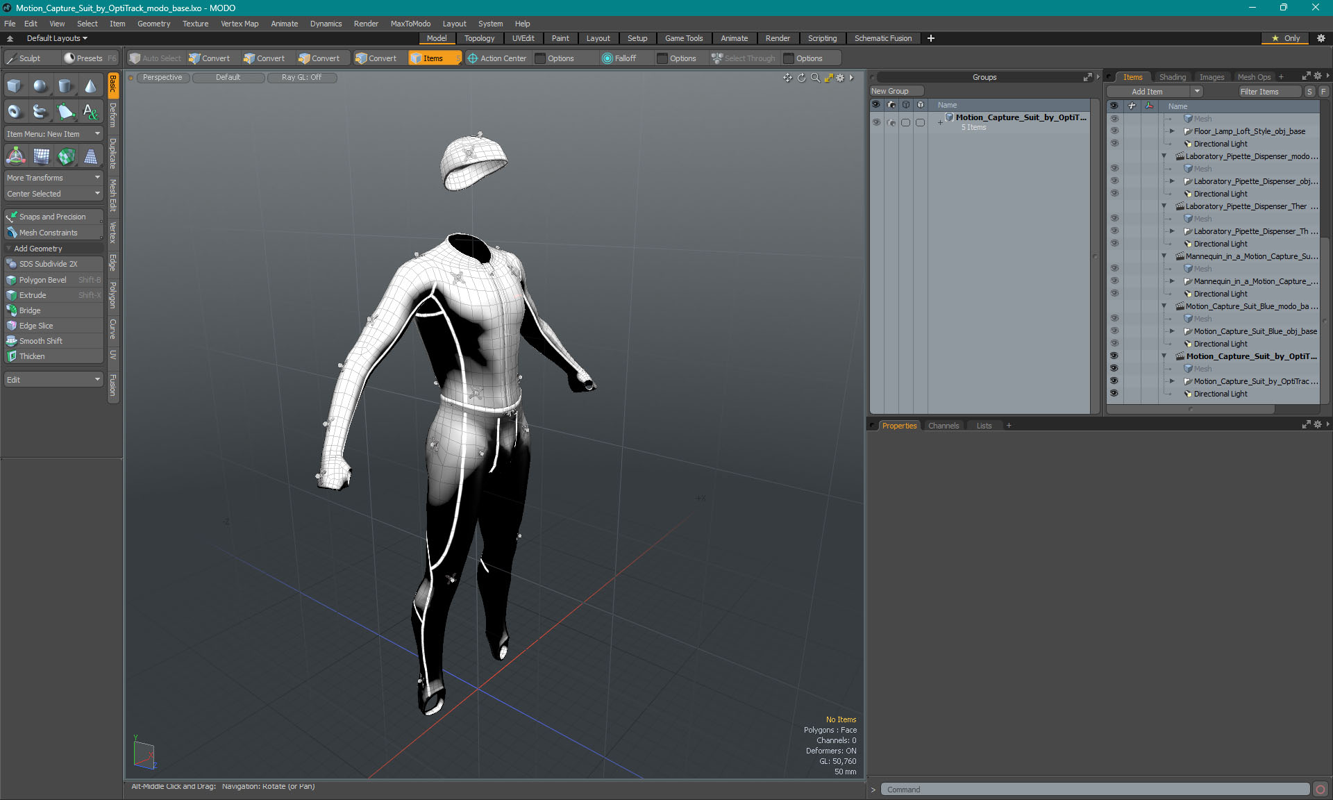 Motion Capture Suit by OptiTrack 3D