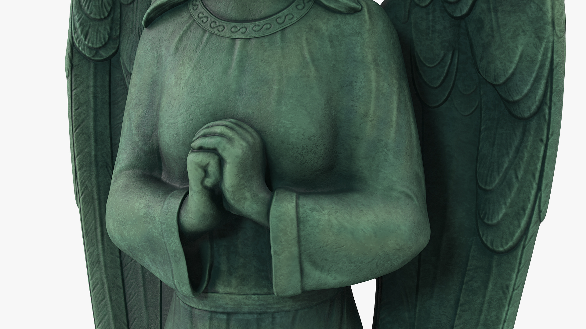 Angel Outdoor Garden Statue 3D