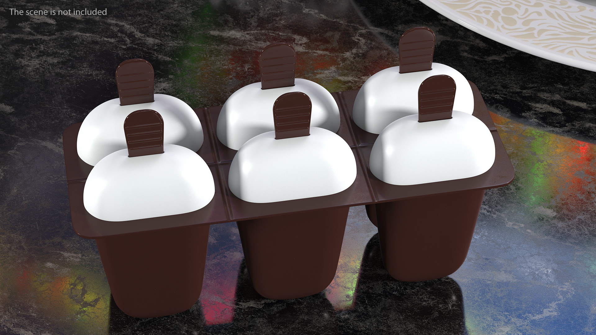 3D Ice Cream Popsicle Freezer Mold