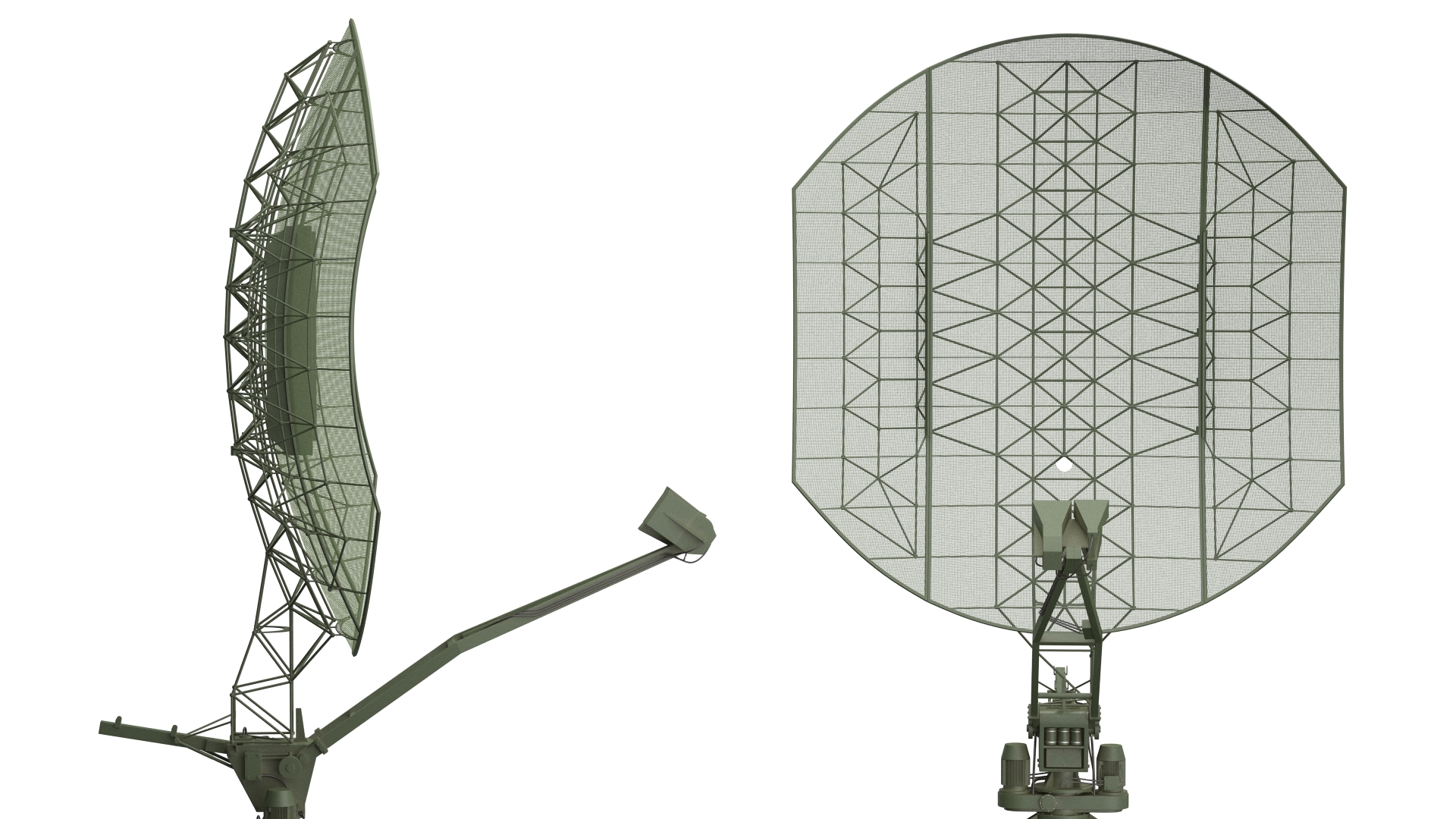 3D model Kasta 2E2 Antenna Truck Rigged