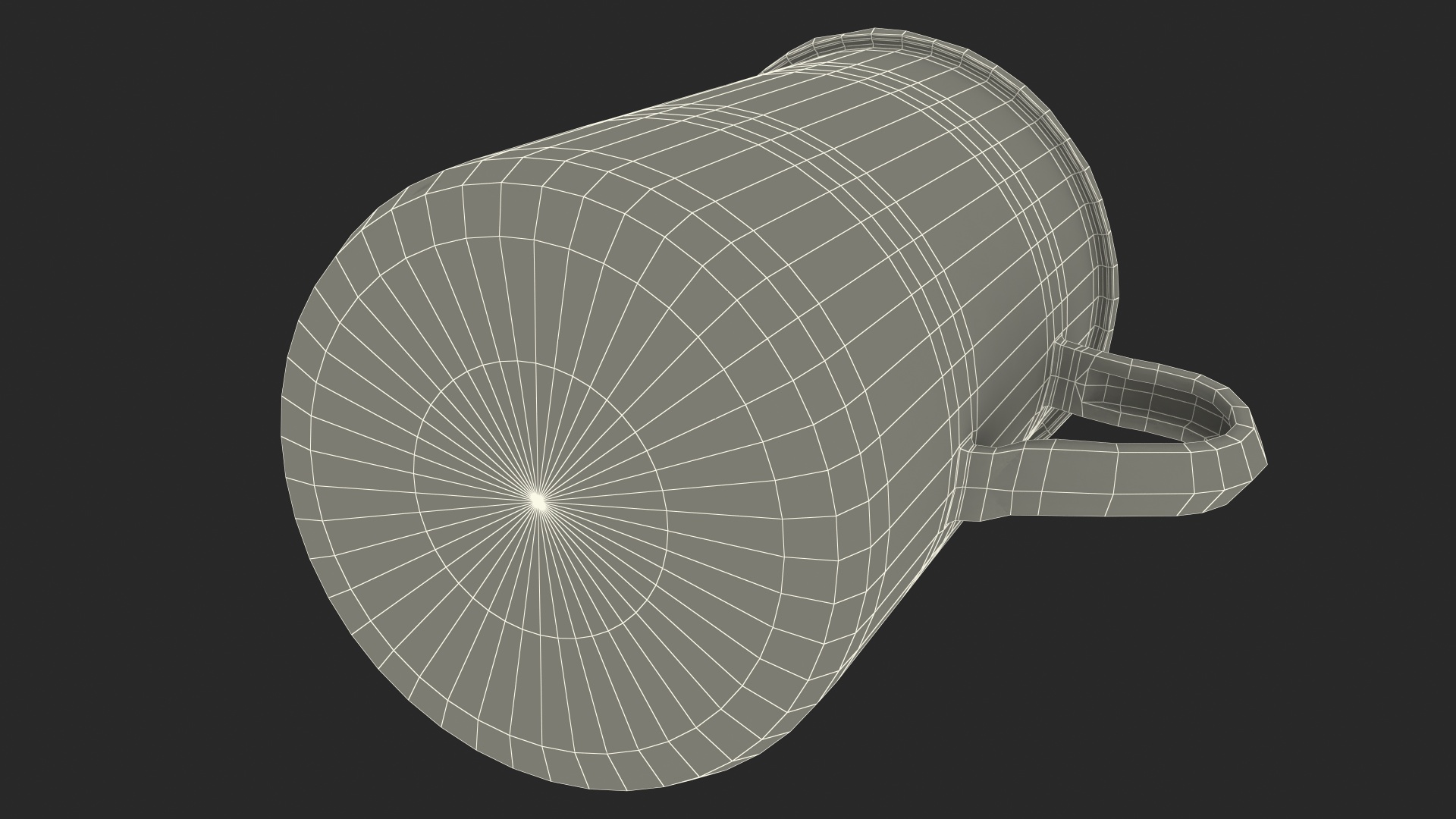 Enamel Jug Old 3D model