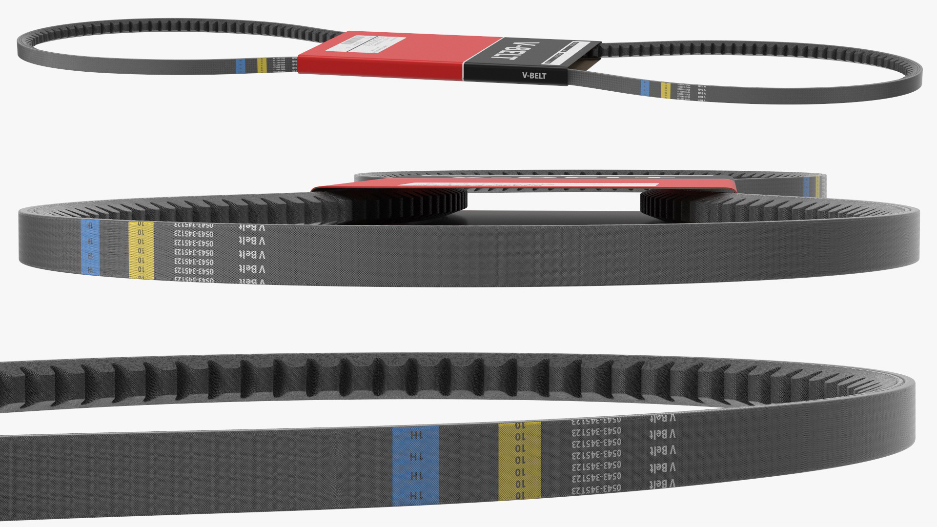 Accessory Drive V Belt Packed 3D model