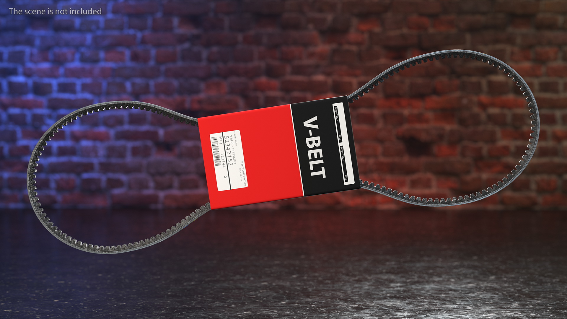 Accessory Drive V Belt Packed 3D model
