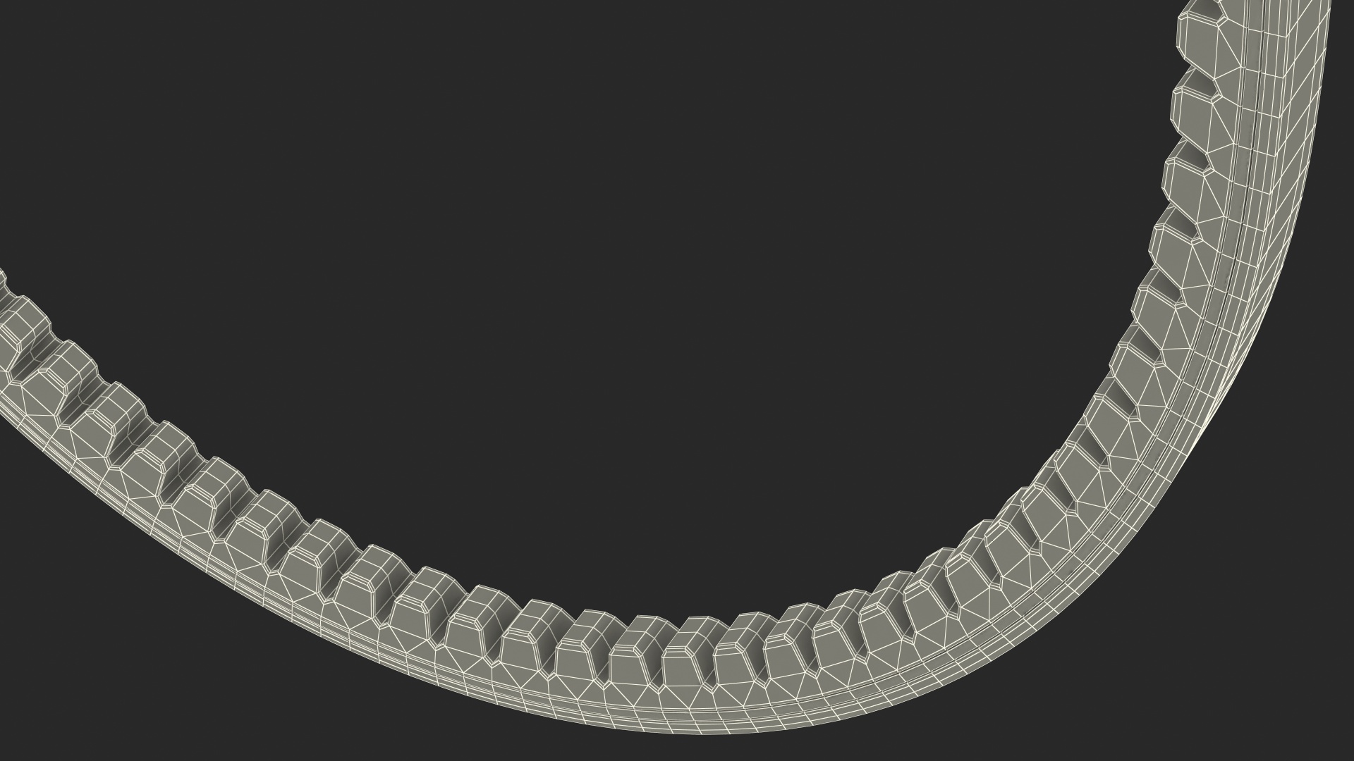Accessory Drive V Belt Packed 3D model