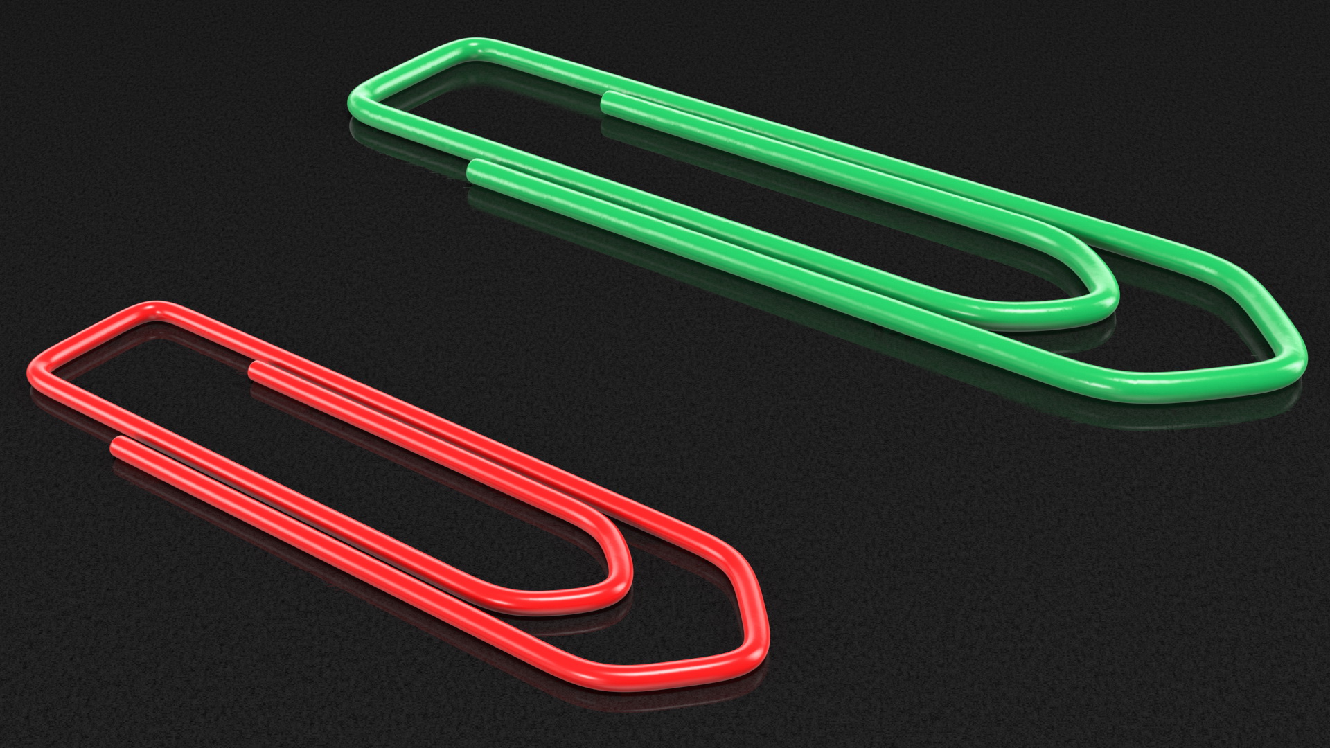 Paper Clip Boat Shape Color 3D