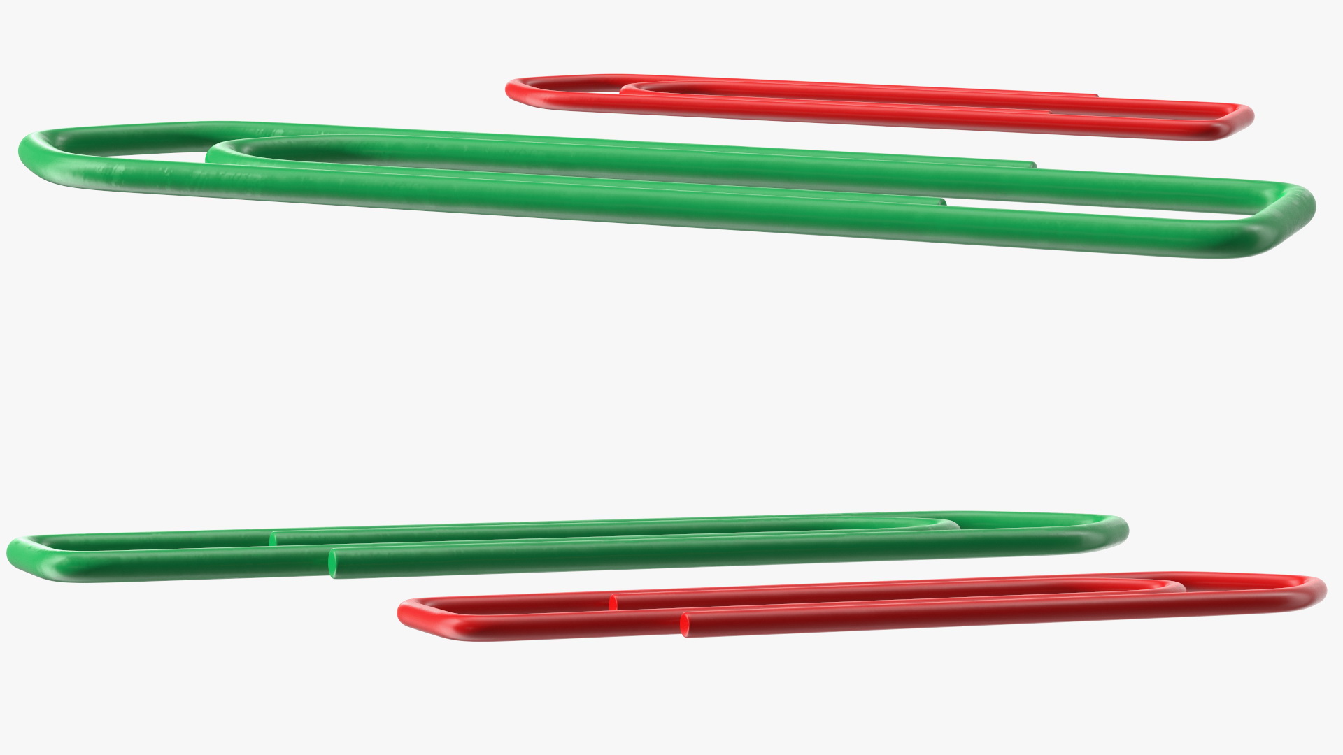 Paper Clip Boat Shape Color 3D