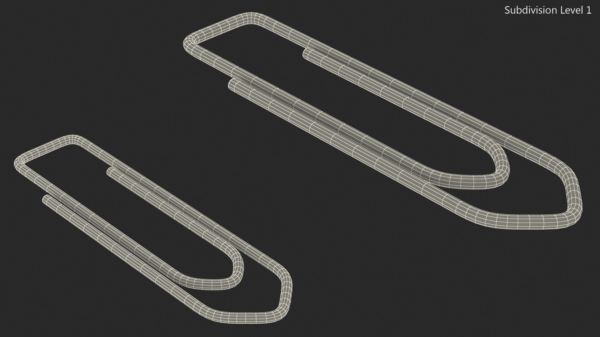 Paper Clip Boat Shape Color 3D