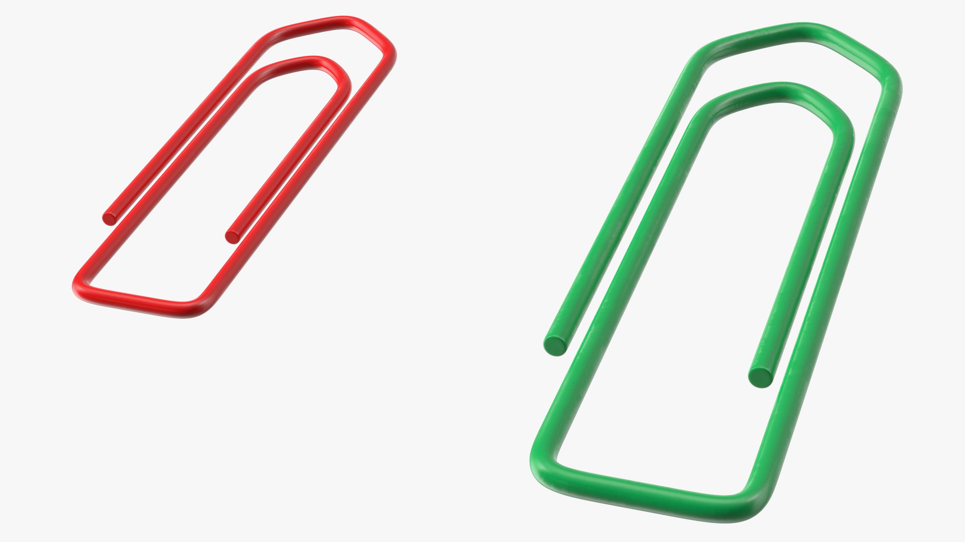 Paper Clip Boat Shape Color 3D