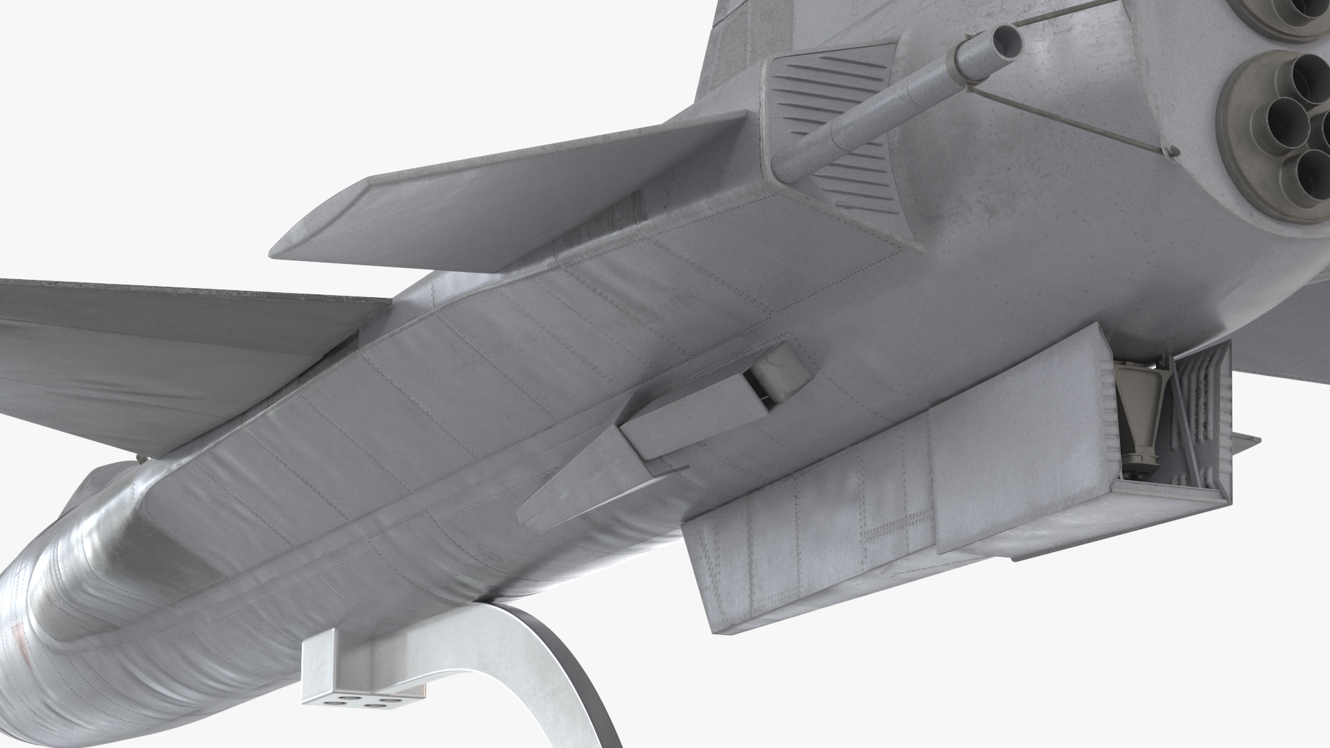 Rocket Plane Miniature Model with Base Stand - view 6