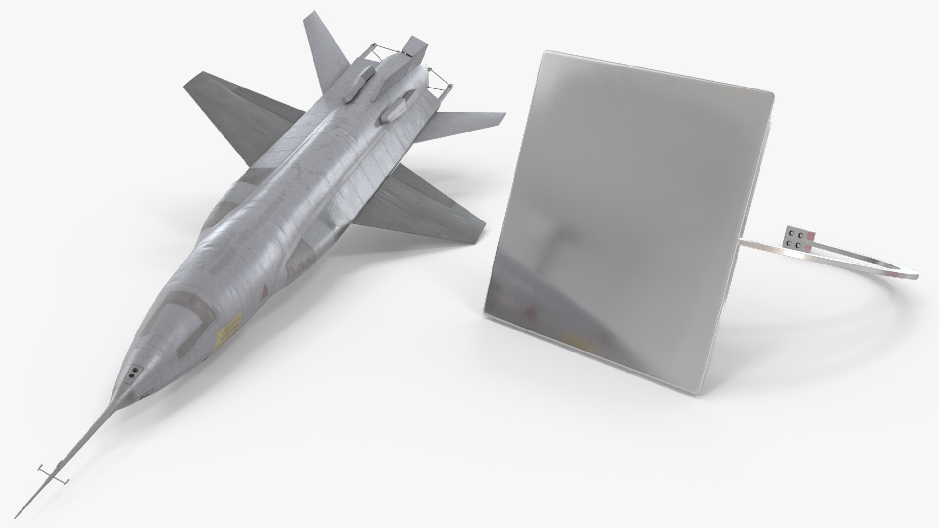 Rocket Plane Miniature Model with Base Stand - view 4