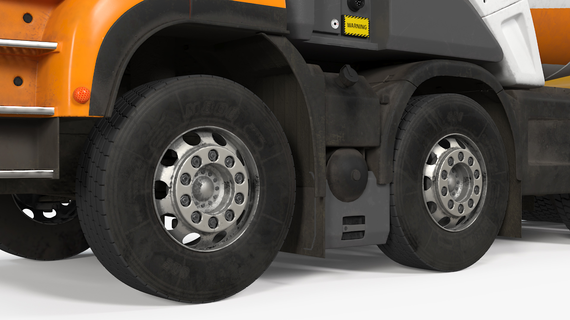 3D Cement Mixer Truck with Portable Concrete Pump
