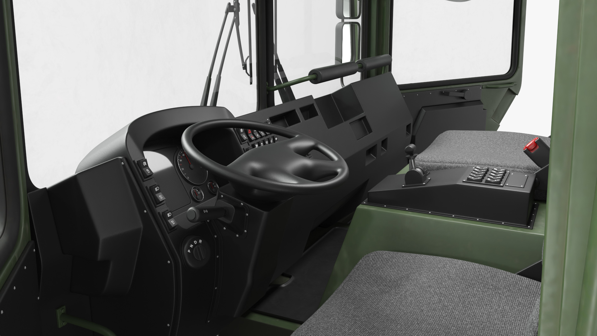 Tactical Surveillance Vehicle with Radar Shelter Green, view 11