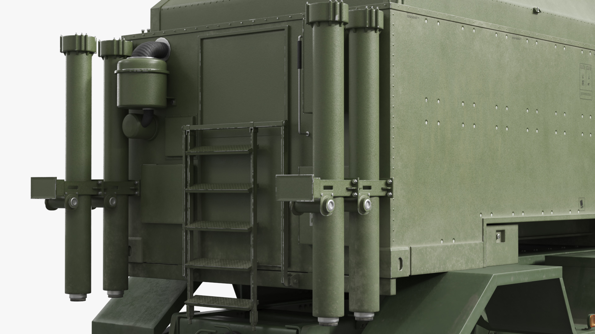 Tactical Surveillance Vehicle with Radar Shelter Green, view 10
