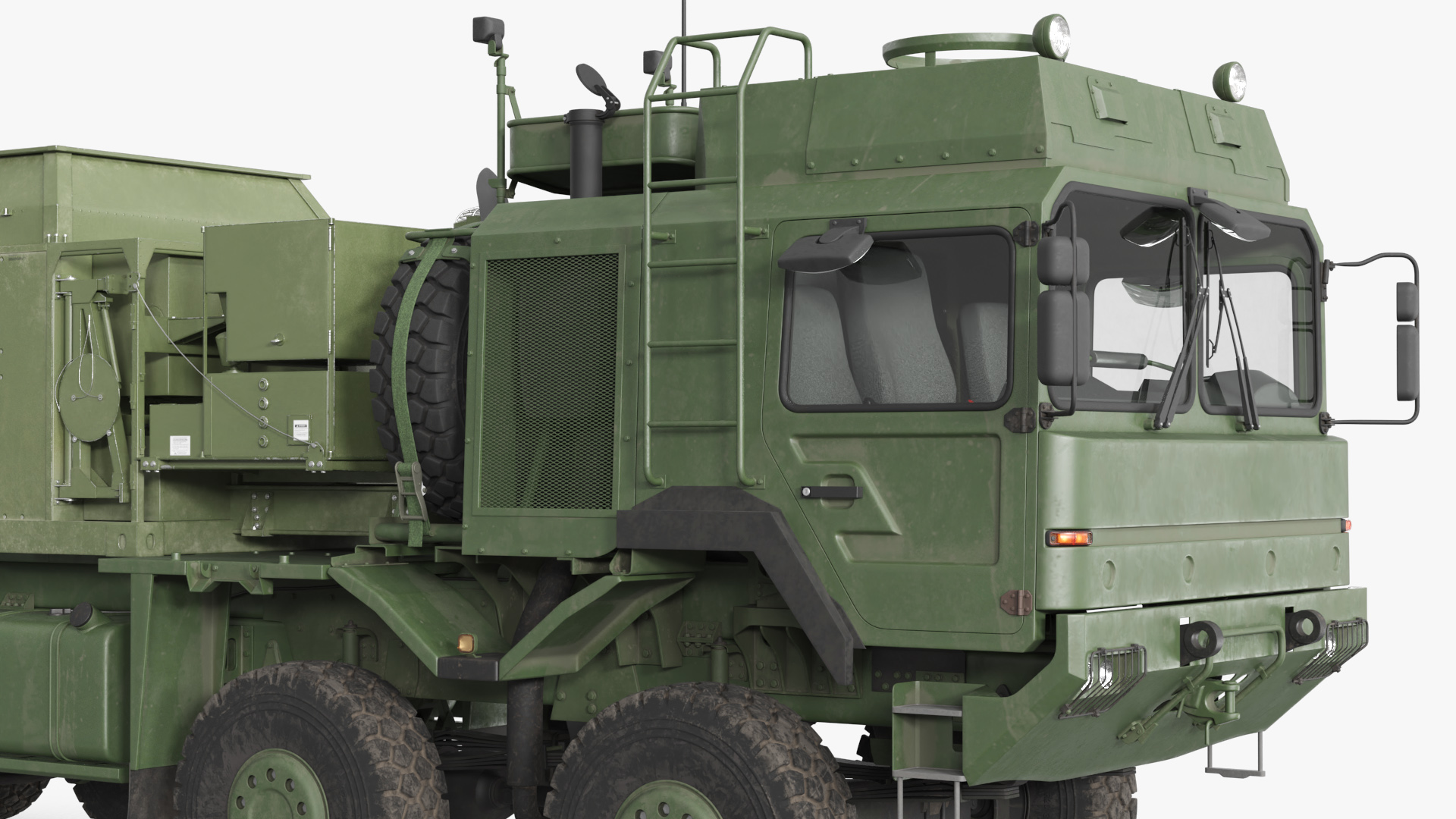 Tactical Surveillance Vehicle with Radar Shelter Green, view 7