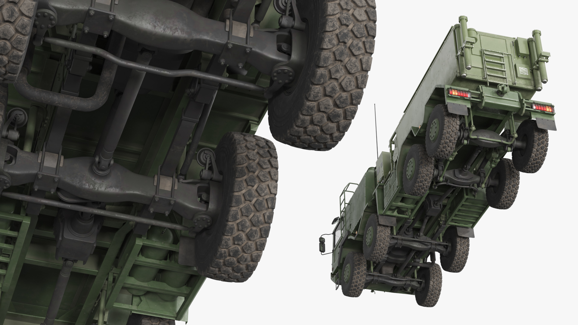 Tactical Surveillance Vehicle with Radar Shelter Green, view 6
