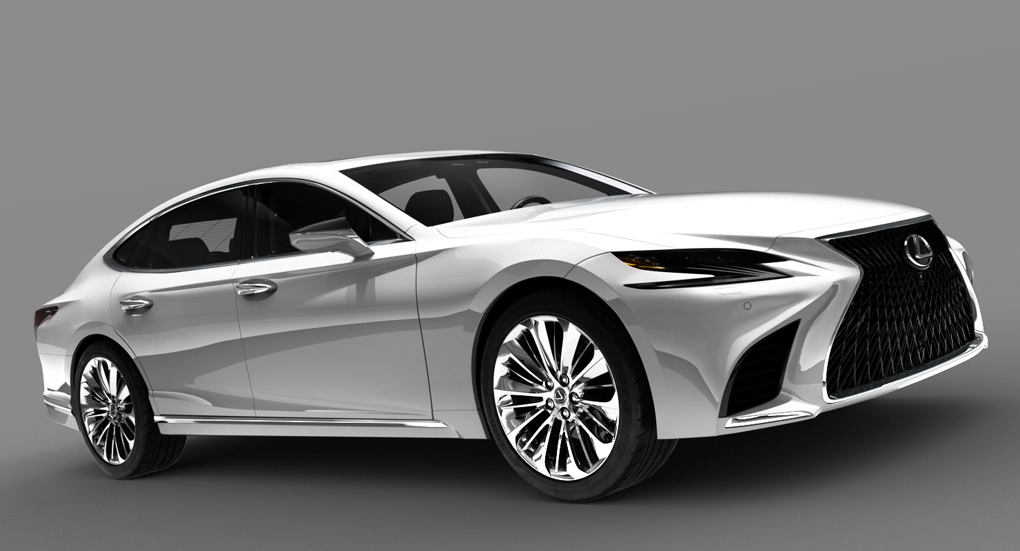 Lexus LS 500 2018 3D